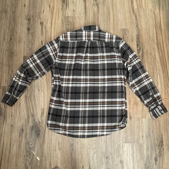 Jachs Men's Brawny Heavy Flannel‎ Shirt Jacket Plaid Cotton Size XLT - Picture 7 of 8